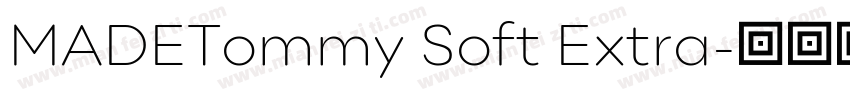 MADETommy Soft Extra字体转换